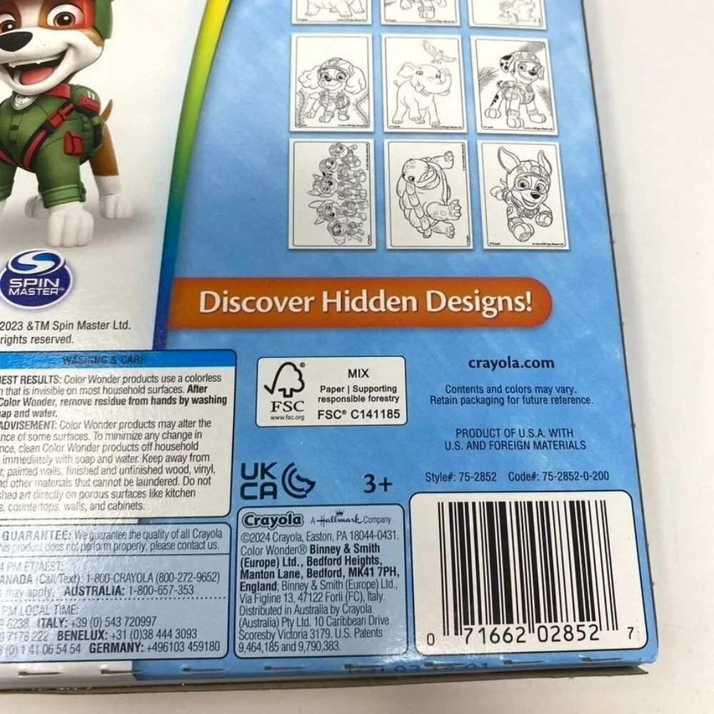Crayola Color Wonder Mini Box Set Mess Free Coloring Book & Markers Activity